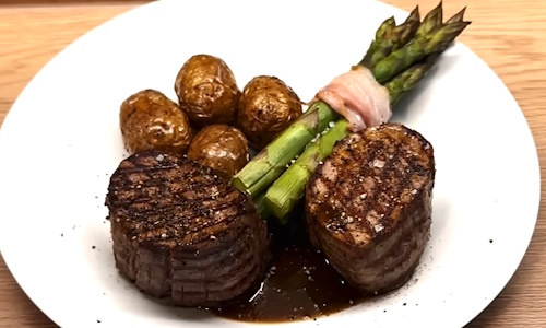 Panenky na litinovém grilu