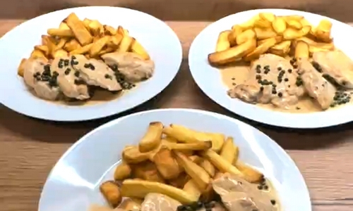 Kuřecí medailonky na zeleném pepři