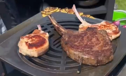 Mix gril z venkovního grilu