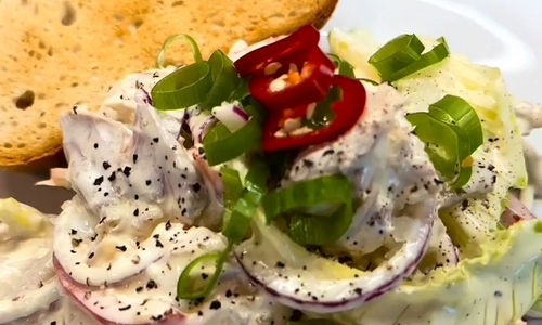 Rychlý salát s kuřetem