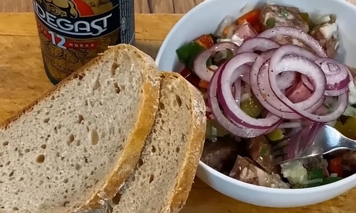 Tlačenkový salát podle Jardy Sapíka