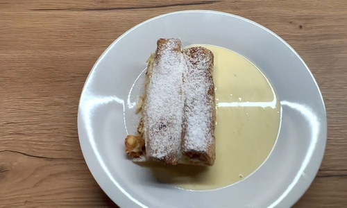 Tvarohové palačinky s vanilkovou omáčkou