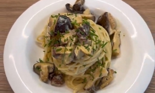 Špagety karburátor s houbami