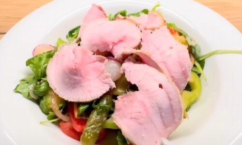 ¨Podzimní salát s telecí pečení