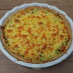 Pórkový koláč z křehkého těsta